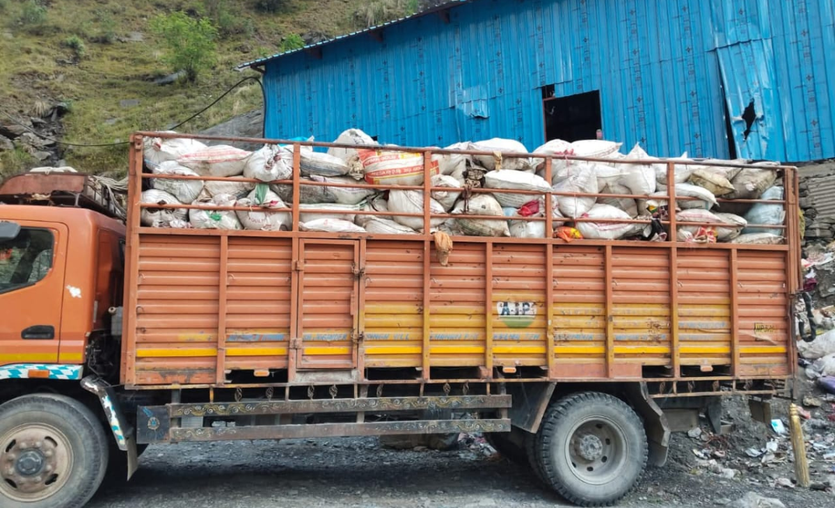 Bharmour SADA Sends 8 Tons of Waste for Processing to Baddi