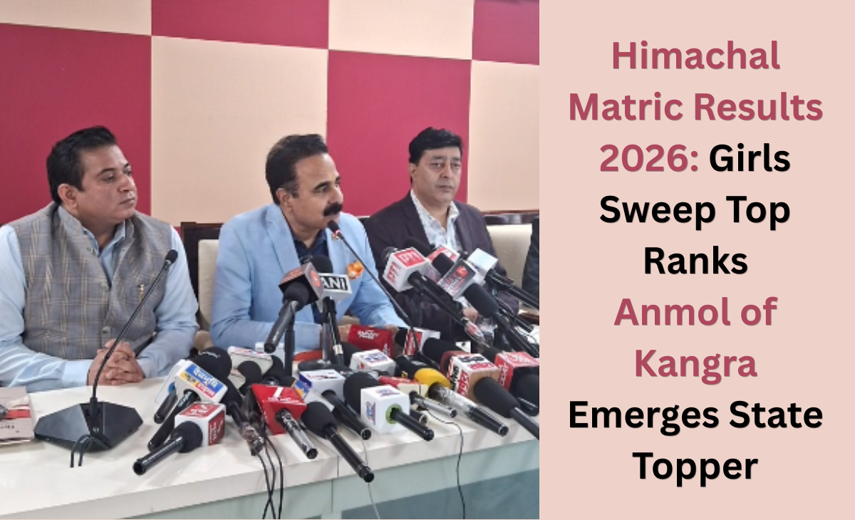 Himachal Matric Results 2026: Girls Sweep Top Ranks; Anmol of Kangra Emerges State Topper