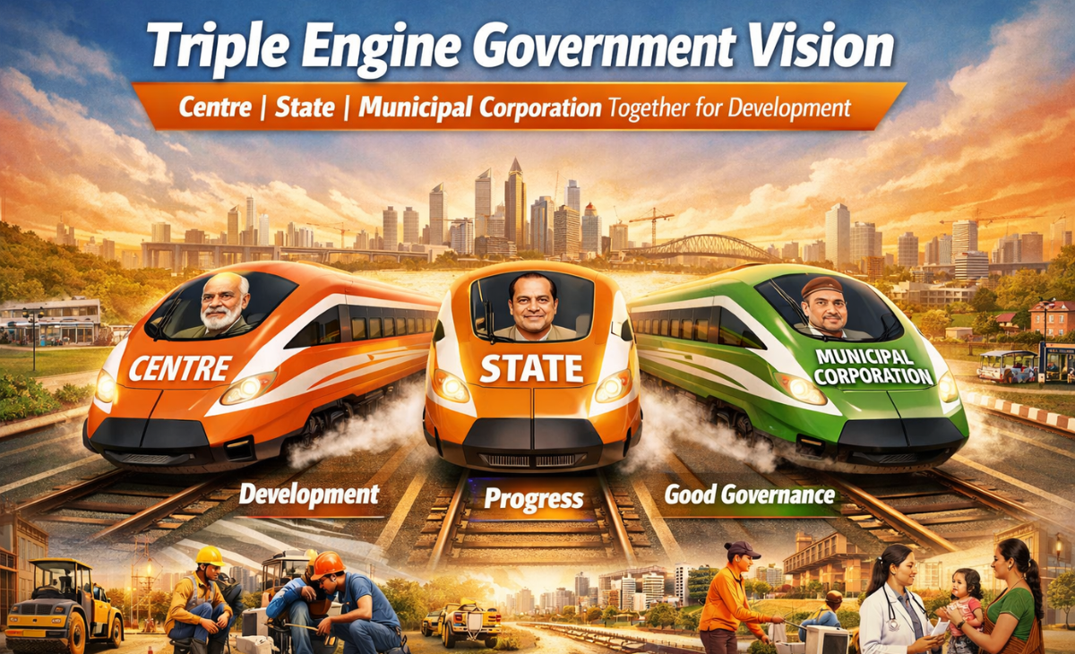 One Vision, Three Engines — Centre, State & Municipal Corporation Together for Development