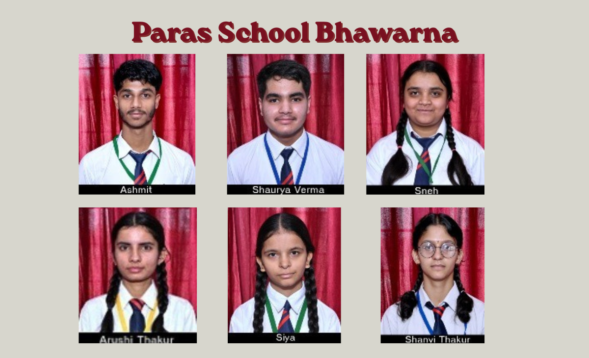 Paras School Bhawarna Shines in Class 12 Board Exams Date