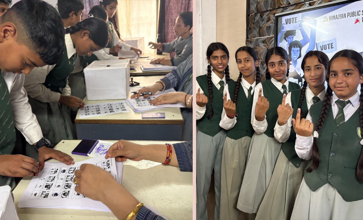 Himalayan Public School Holds Student Council Elections: Democracy Resonates Through House‑Wise Voting