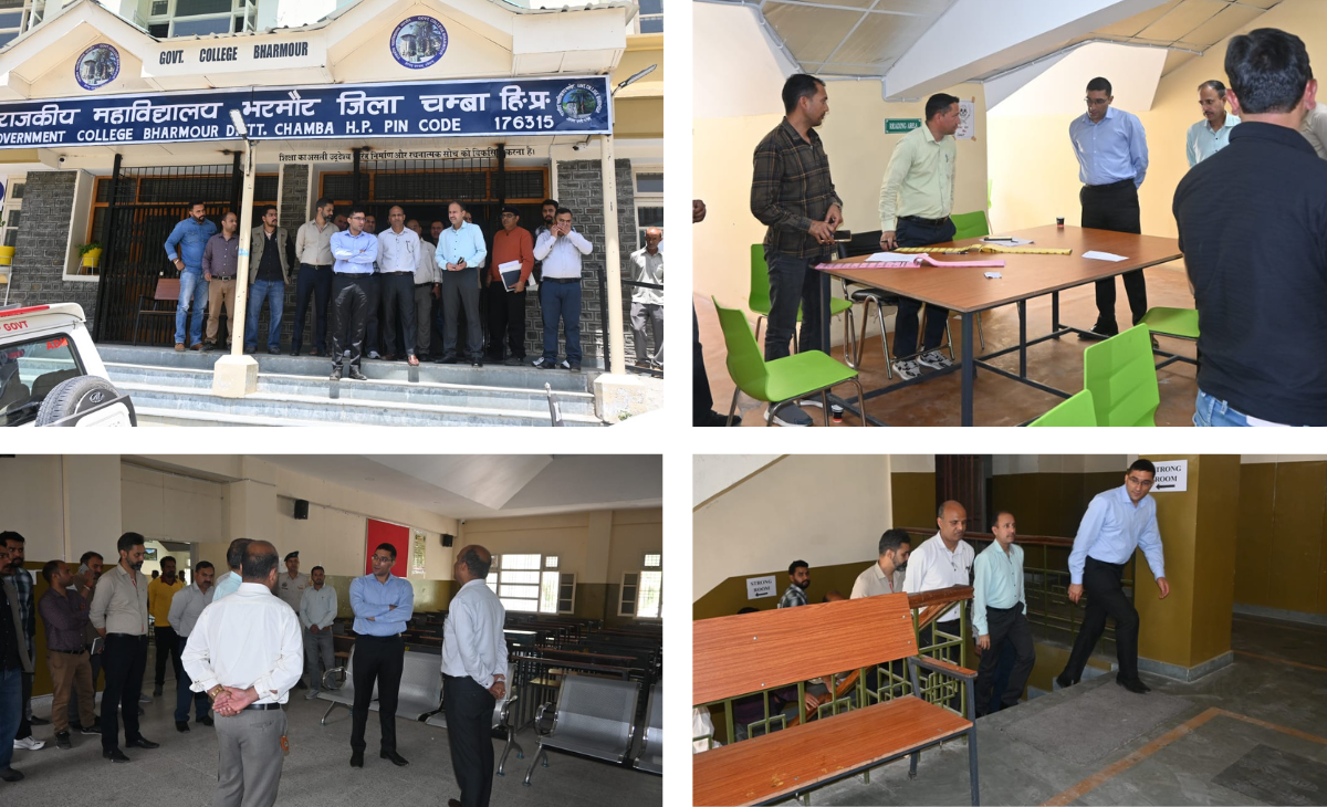 Deputy Commissioner and District Election Officer Inspects Bharmour Block Preparations