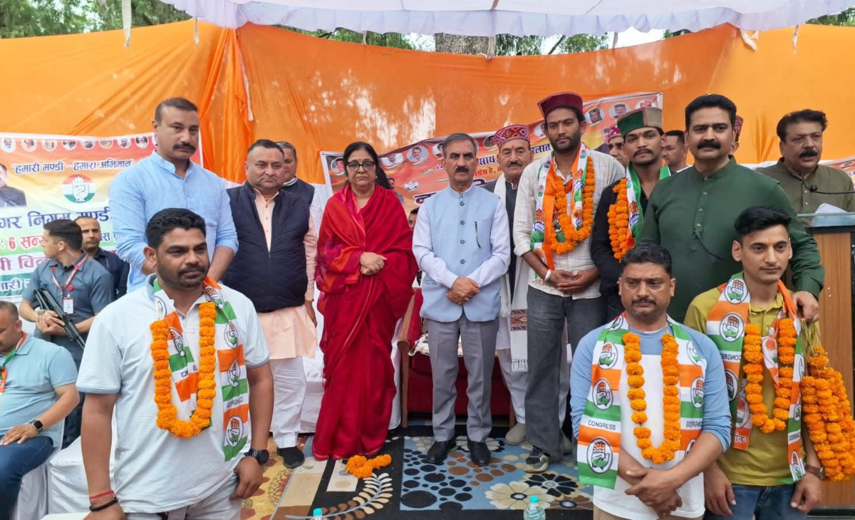CM Sukhu’s Big-Ticket Promises Turn Mandi Civic Polls Into High-Stakes Political Showdown
