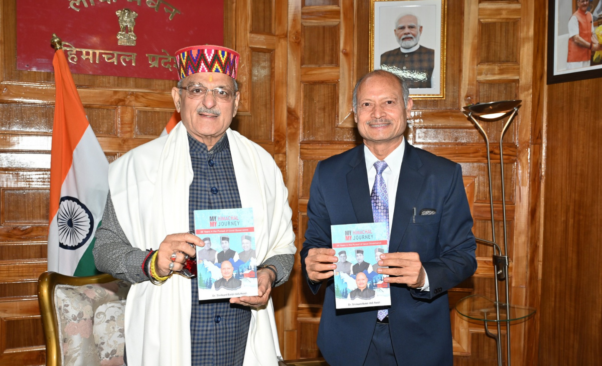 Governor Releases Book 'My Himachal, My Journey'
