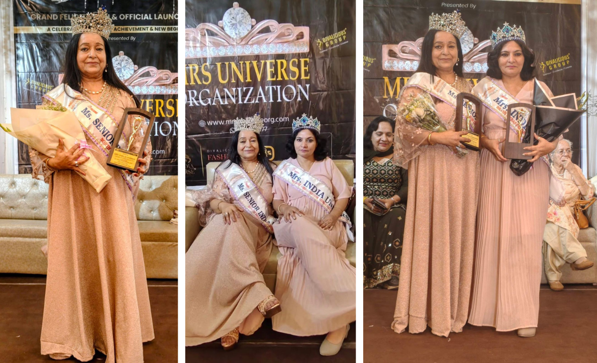 From Public Service to Pageant Glory: Excise Officer Shailja Sharma Crowned “Divalicious Ms. Senior India Universe 2026”