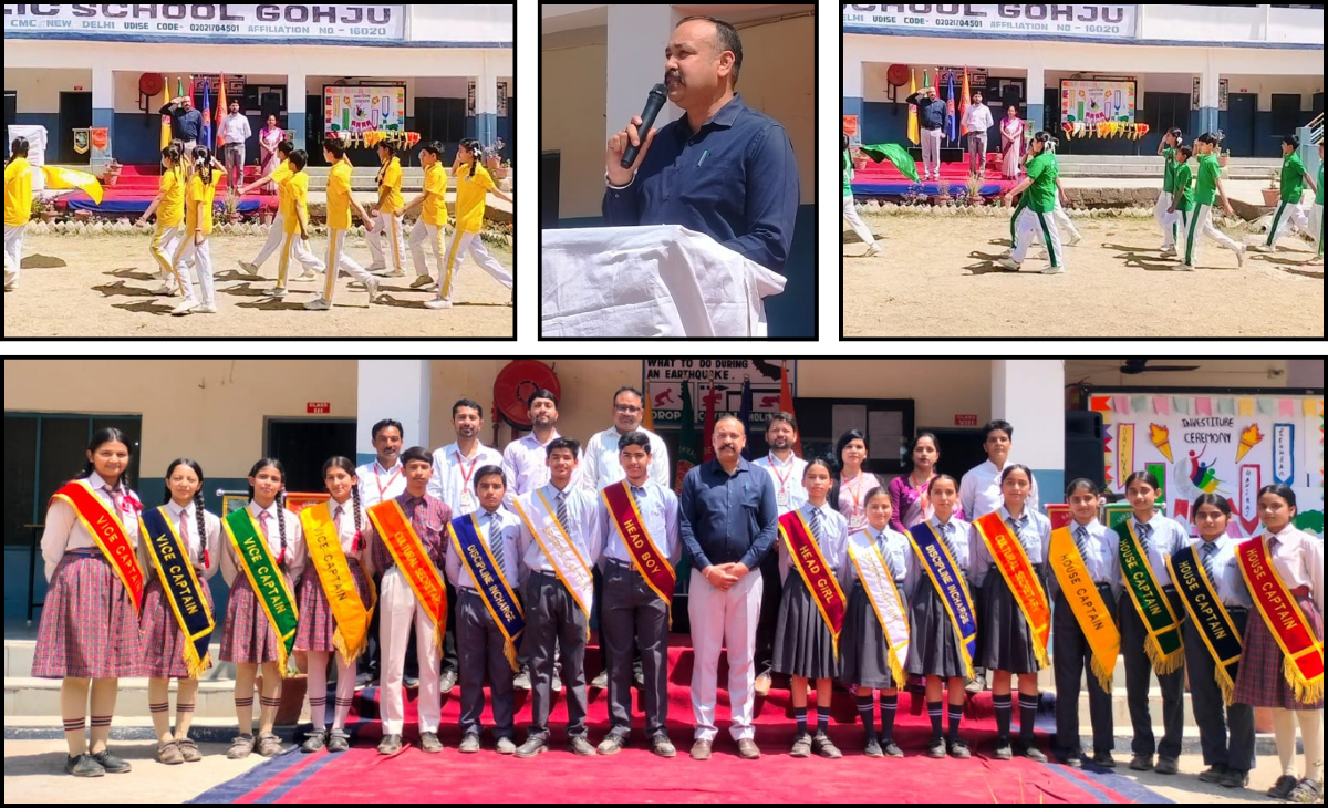 Investiture Ceremony 2026–27 Held at DAV Public School Gohju