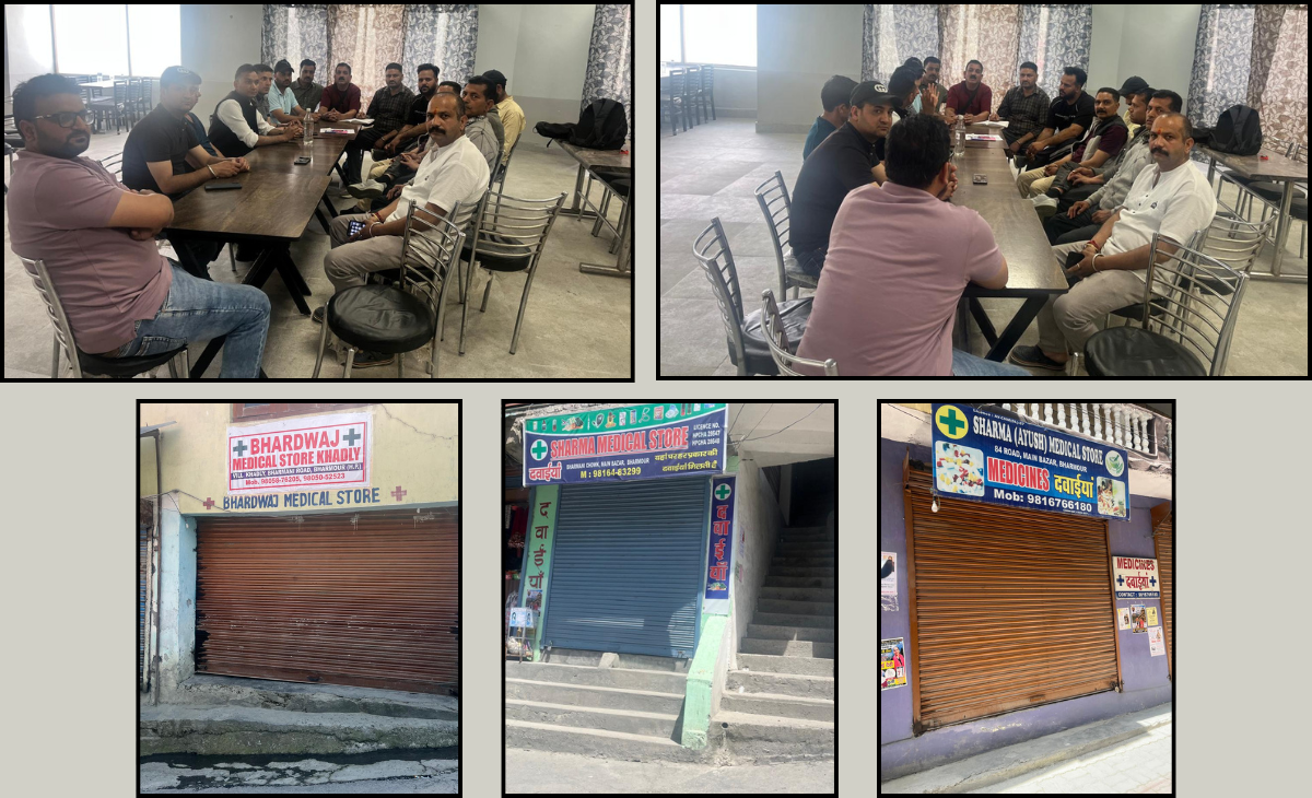 Medical Stores Shut in Bharmour Against Online Drug Sales