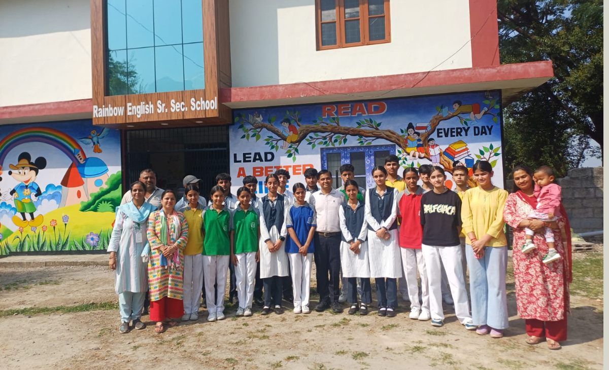 Rainbow English Senior Secondary School, Bhateḍ Achieves 100% Success in Class 10 Board Exams