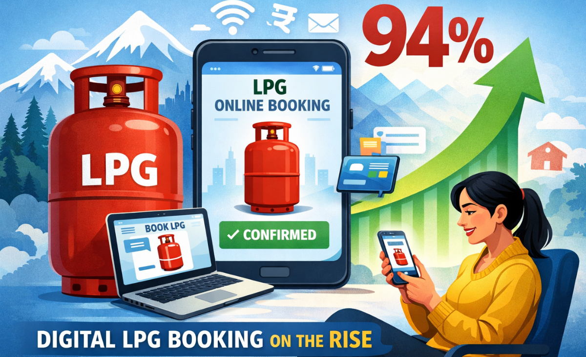 Himachal Pradesh Records Significant Rise in Digital LPG Bookings; Touches 94 Per Cent