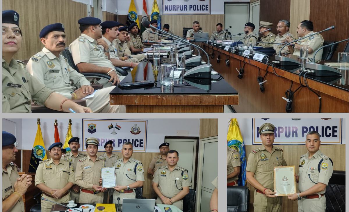 Monthly Crime Review and Welfare Meeting Held in Police District Nurpur