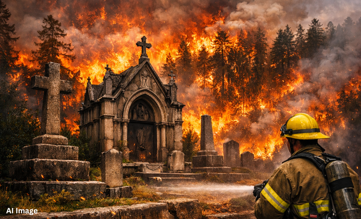 Shimla Forest Fire Reaches British-Era Graveyard, Threatens Heritage Site