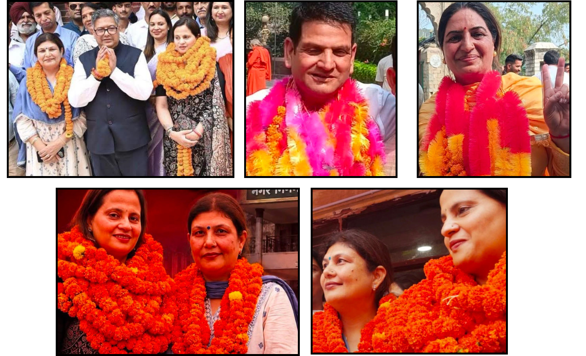 Mandi and Palampur Get New Civic Leadership: Suman Thakur, Jitendra Sharma, Radha Sood and Neelam Malik Elected