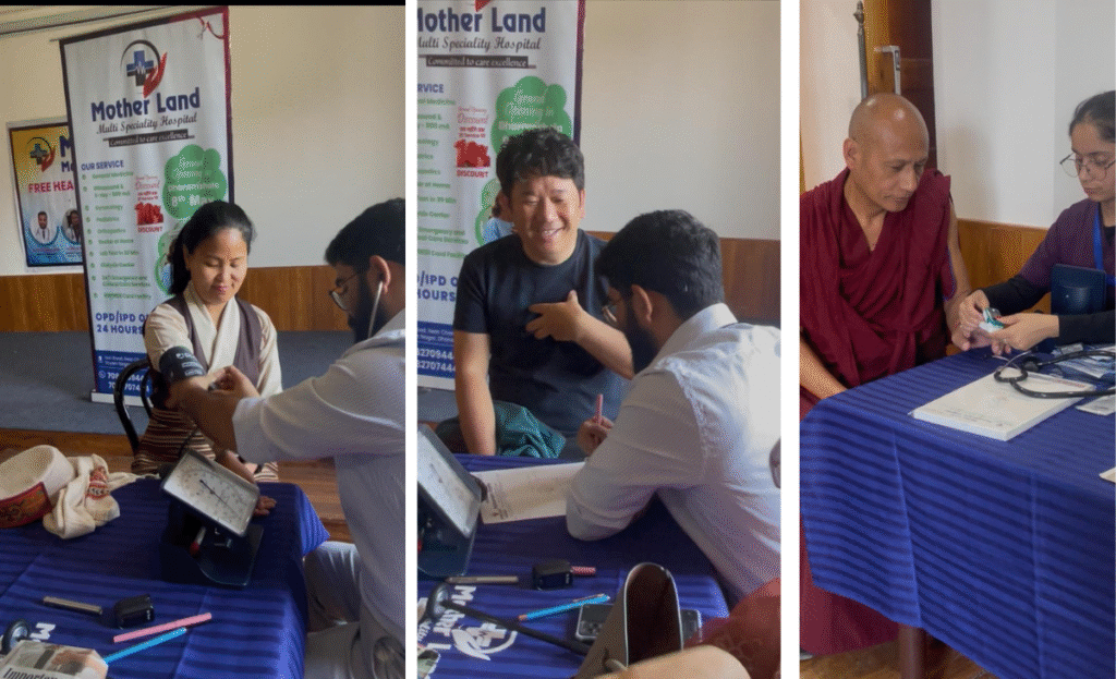 Free Health Camp Organised at McLeodganj, Hundreds of persons benefited 2 post