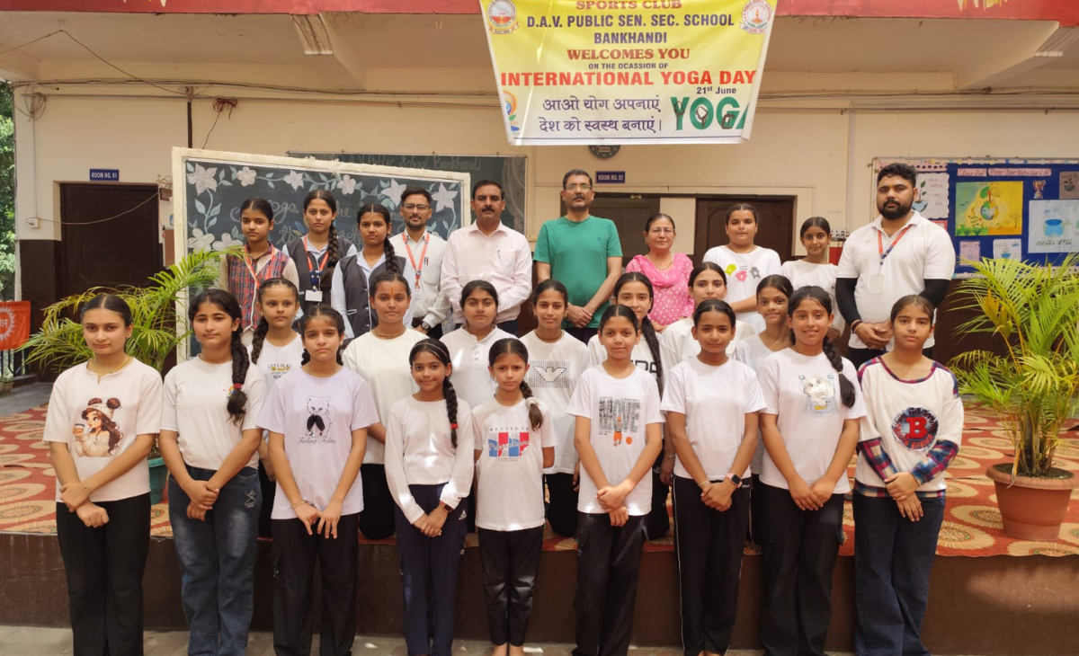 Special Yoga Day Celebration at DAV Public School Bankhandi