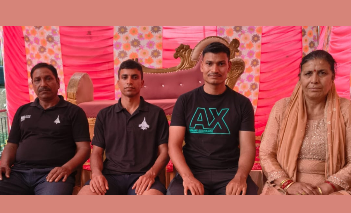 Army Veteran’s Sons Script Remarkable Success: One Commissioned as Indian Air Force Wing Commander, Other Selected as Section Officer