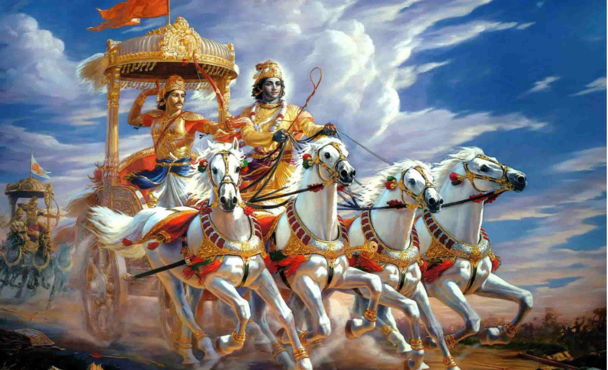 The Bhagavad Gita in Chronological Order Through Its Verses and Teachings