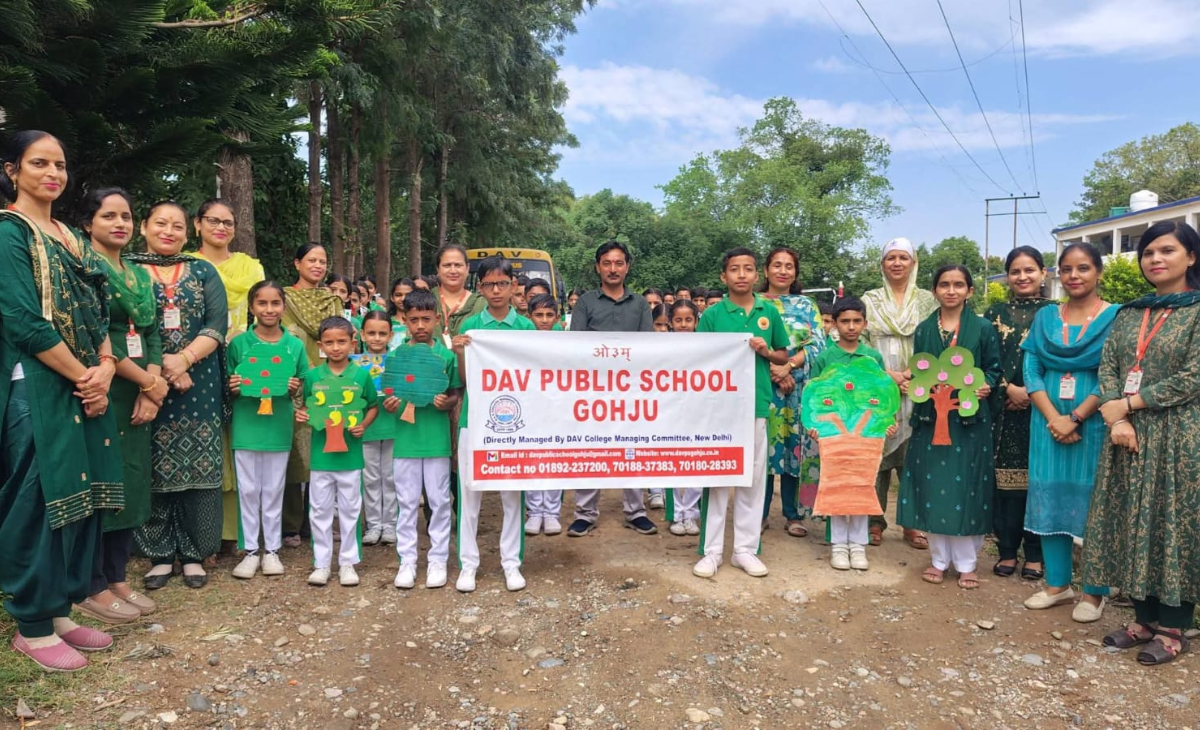 DAV Public School, Gohju Celebrates World Environment Day with Enthusiasm