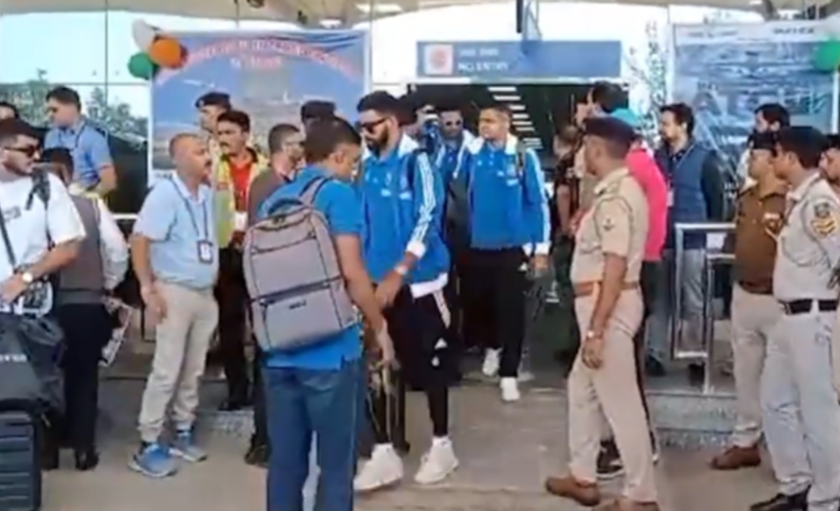 Team India Arrives in Dharamshala for India -Afghanistan ODI