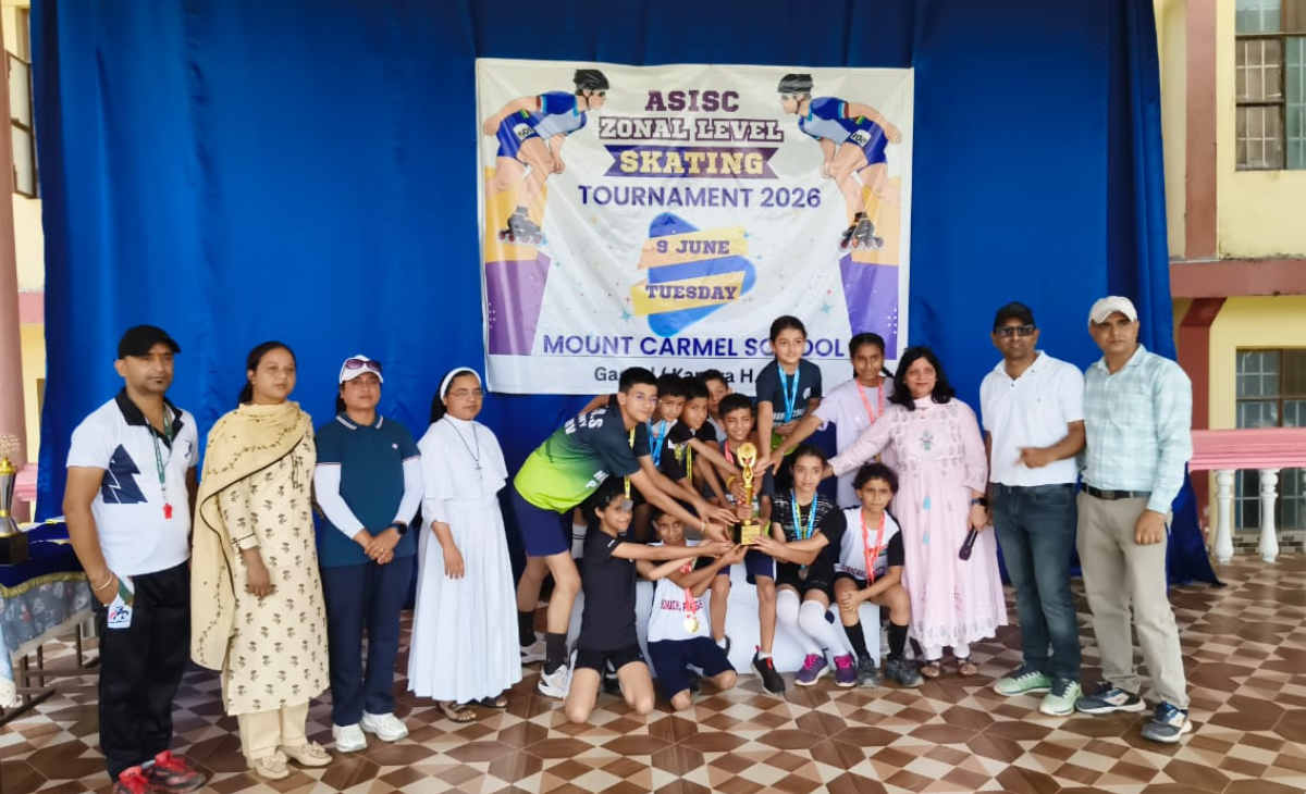 CISCE Zonal Skating Championship Concludes at Mount Carmel School, Gaggal