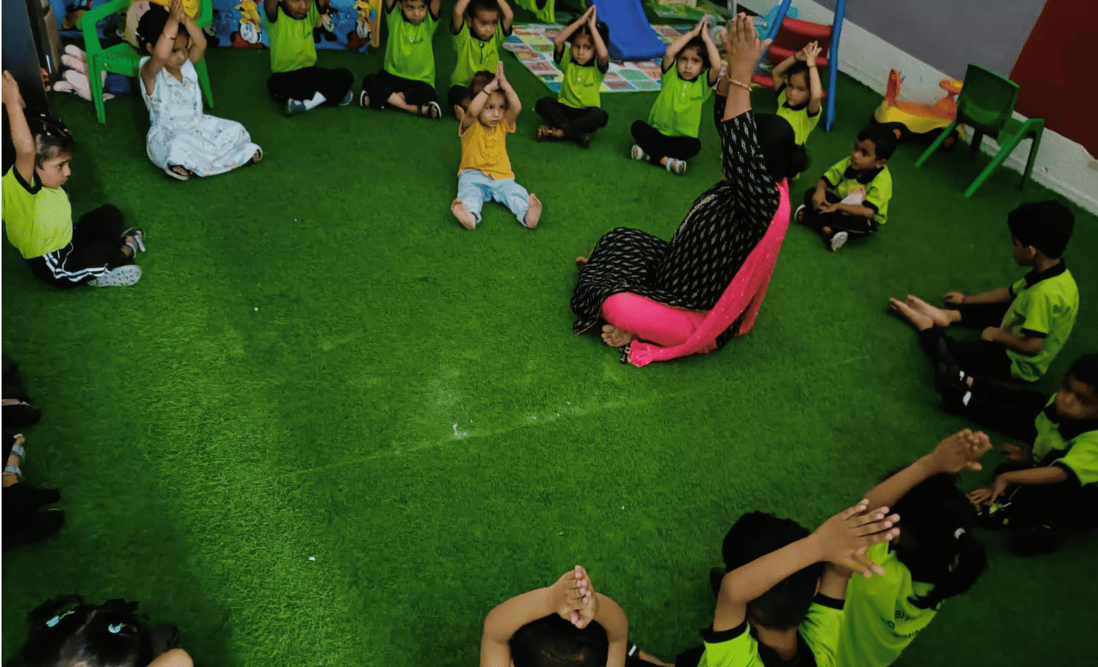 Kids Bit (BALVATIKA) Play School, Kangra Introduces Yoga Classes for Young Learners