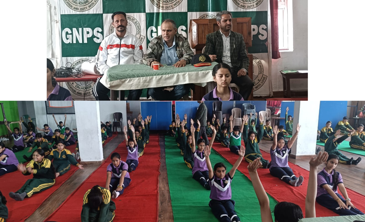 International Yoga Day Celebrated at Guru Nanak Public School, Dalhousie