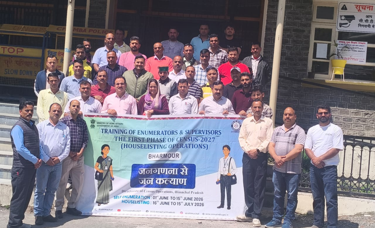 Three-Day Census 2027 Training Concludes in Bharmour