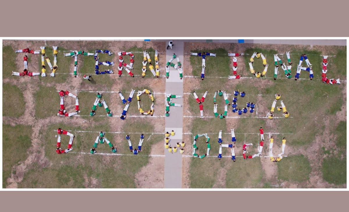 International Yoga Day Celebrated at DAV Public School, Gohju