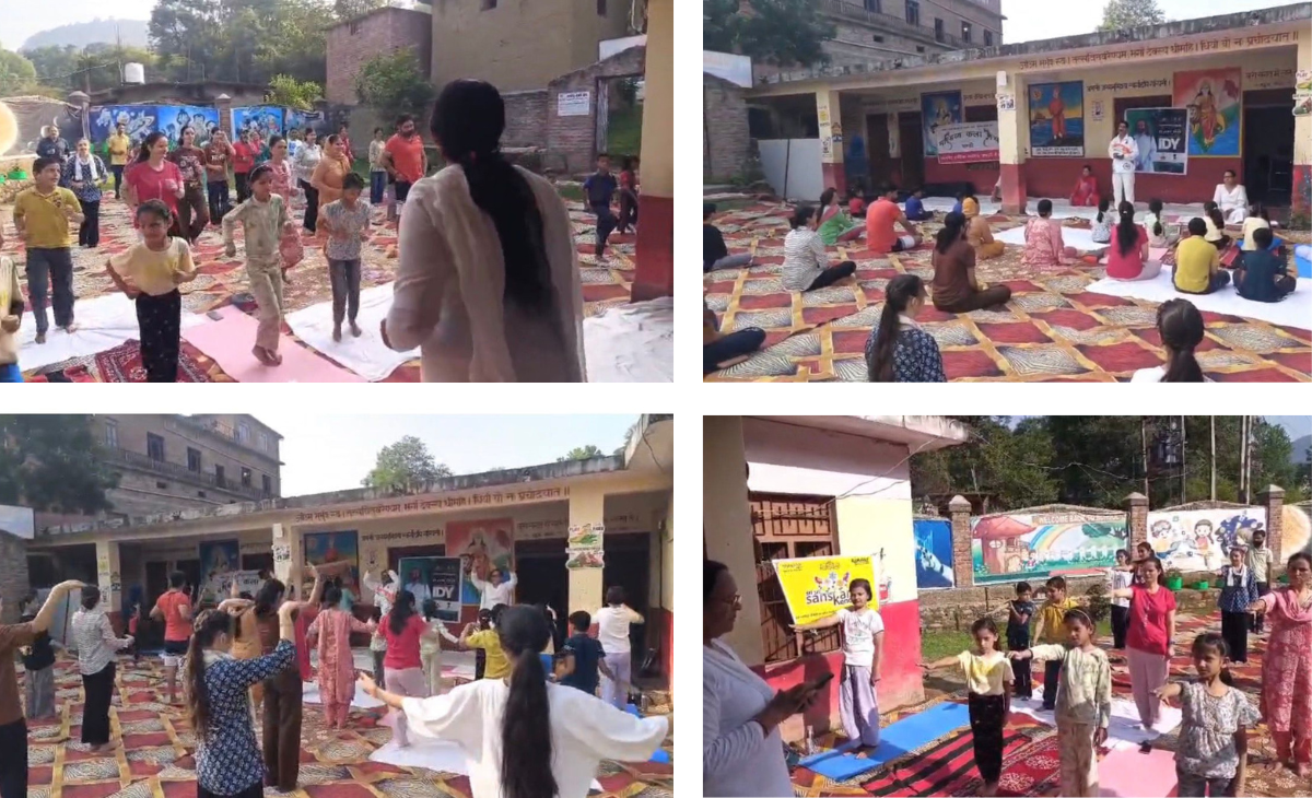 International Yoga Day Celebrated with Fervour; Call for Healthy Living and Drug-Free Society