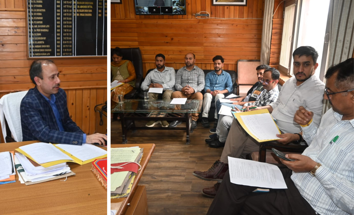 Meeting on Special Area Development Authority Held at Bharmaur Sub‑Division Headquarters