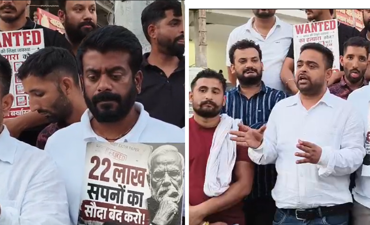 Torch Rally by Youth Congress in Jawali Against NEET Irregularities
