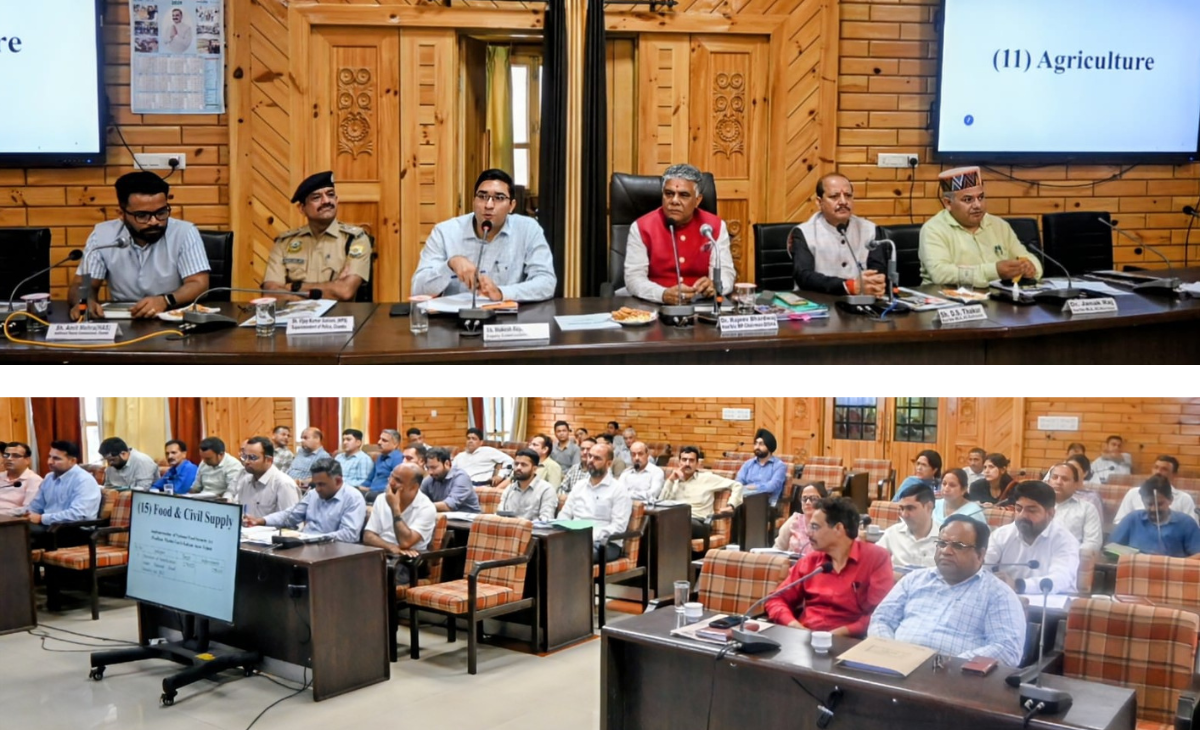 MP Dr. Rajiv Bhardwaj Chairs District Development Coordination & Monitoring Committee Meeting in Chamba