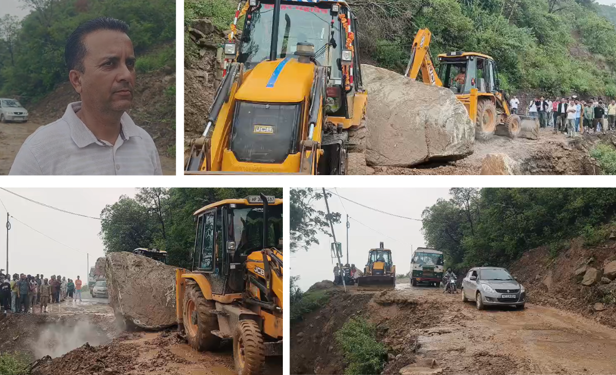 Heavy rains triggered a massive landslide at Ghāri near Kakira, stranding passengers overnight