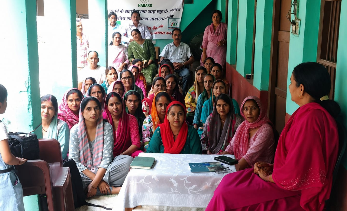 Digital Financial Literacy Camp Held in Dhagwar Village
