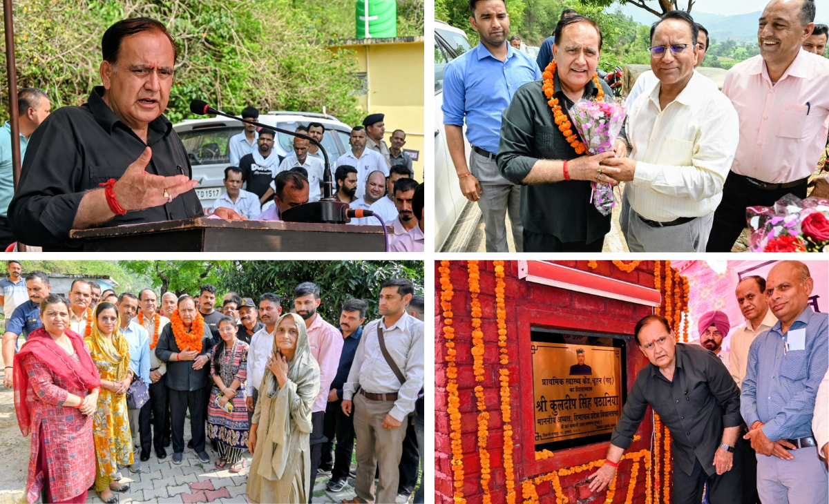 PHCs to be built in Mel and Chuhan at a cost of ₹6.58 crore: Speaker Kuldeep Singh Pathania