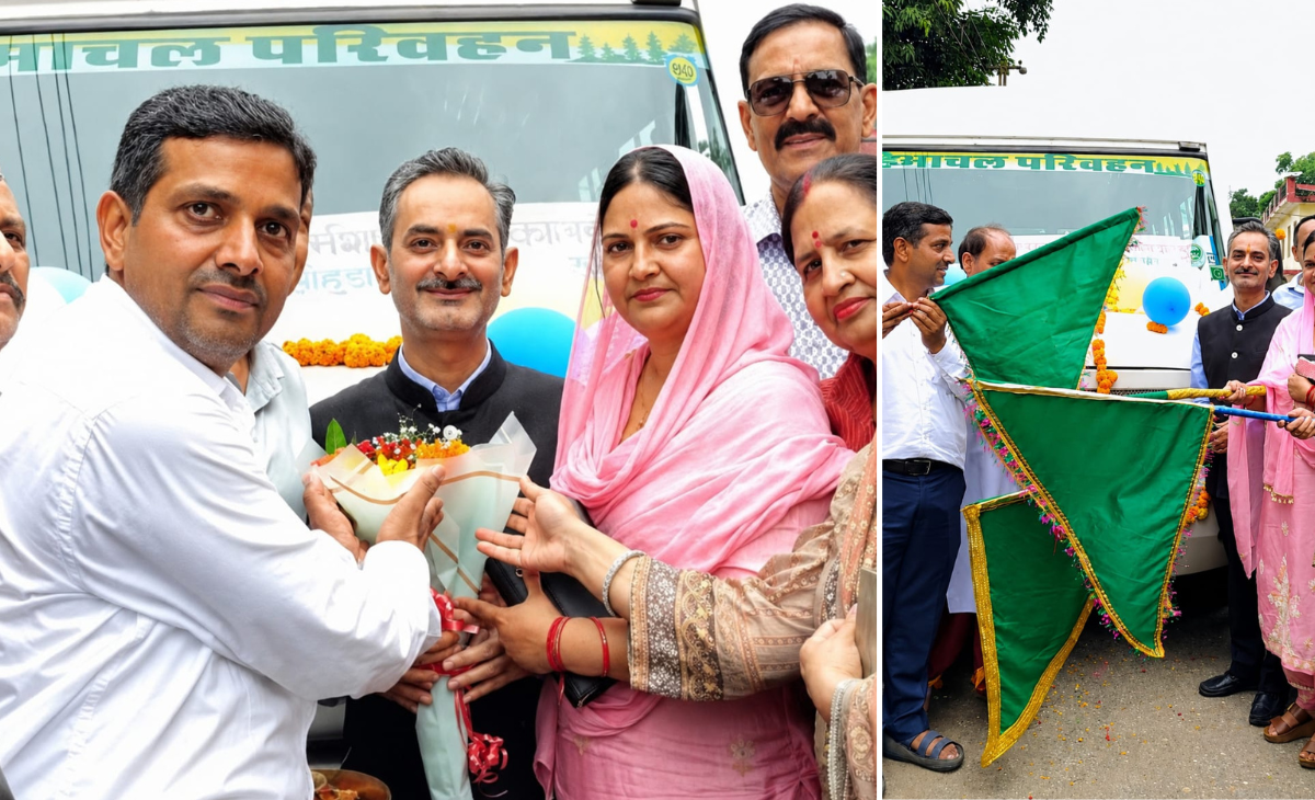 New HRTC Bus Service Launched in Sahoda Village, Kangra – Flagged Off by Vice Chairman Ajay Verma