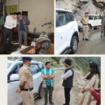 DC Mukesh Repaswal Inspects Kadhu Nullah Accident Site in Pangi
