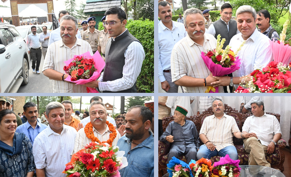 Education Minister Rohit Thakur Welcomed in Chamba