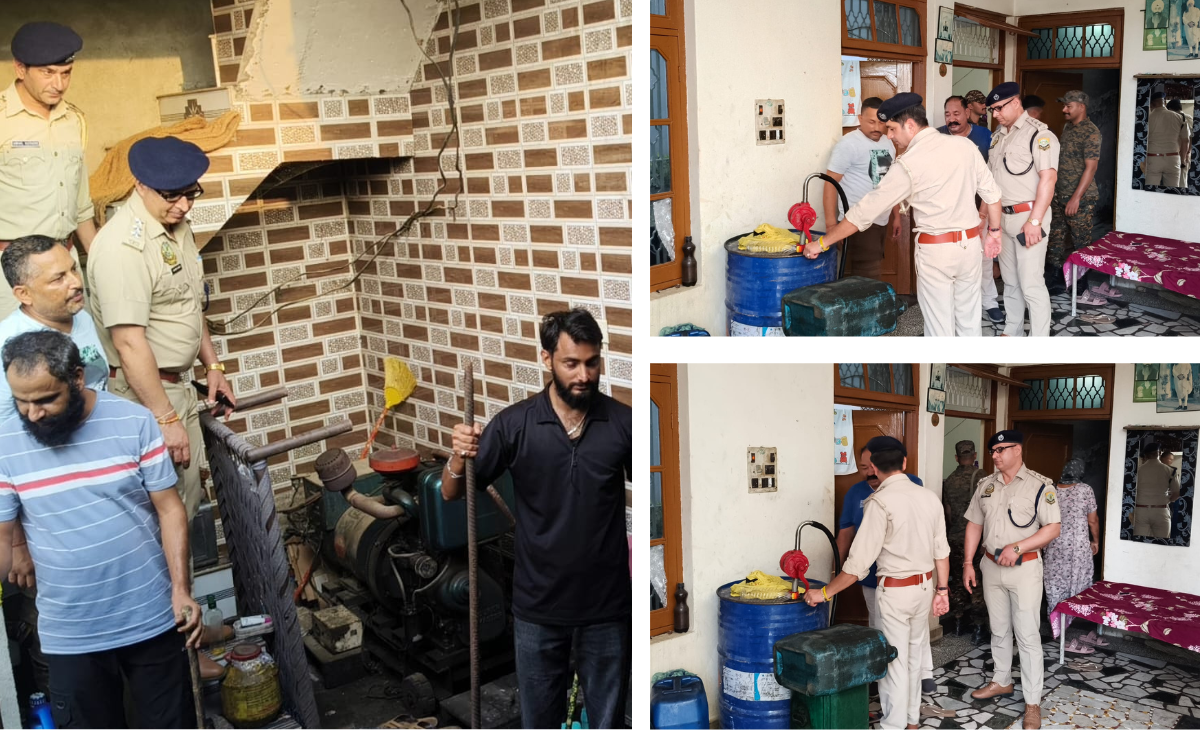Nurpur Police Destroy 20,000 Litres of Illicit Liquor in Major Raid
