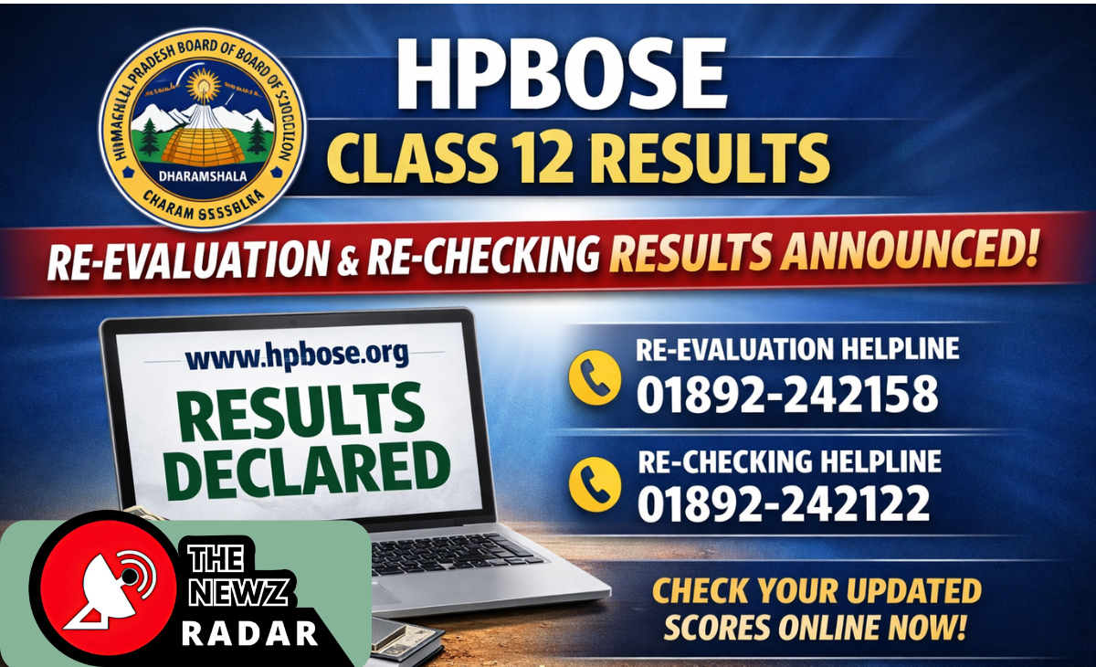 HPBOSE Declares Re-evaluation & Re-checking Results for Class 12