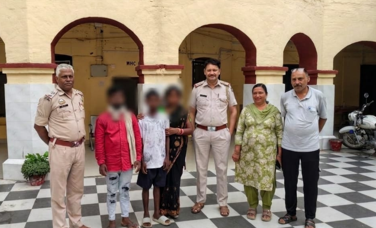 Missing Minor from Bihar Reunited with Family by Indora Police