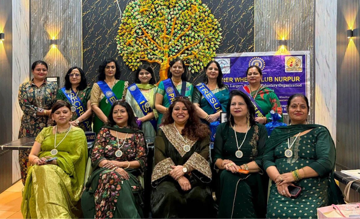Inner Wheel Club Nurpur Forms New Executive Committee, Rajta Mahajan Assumes Presidency