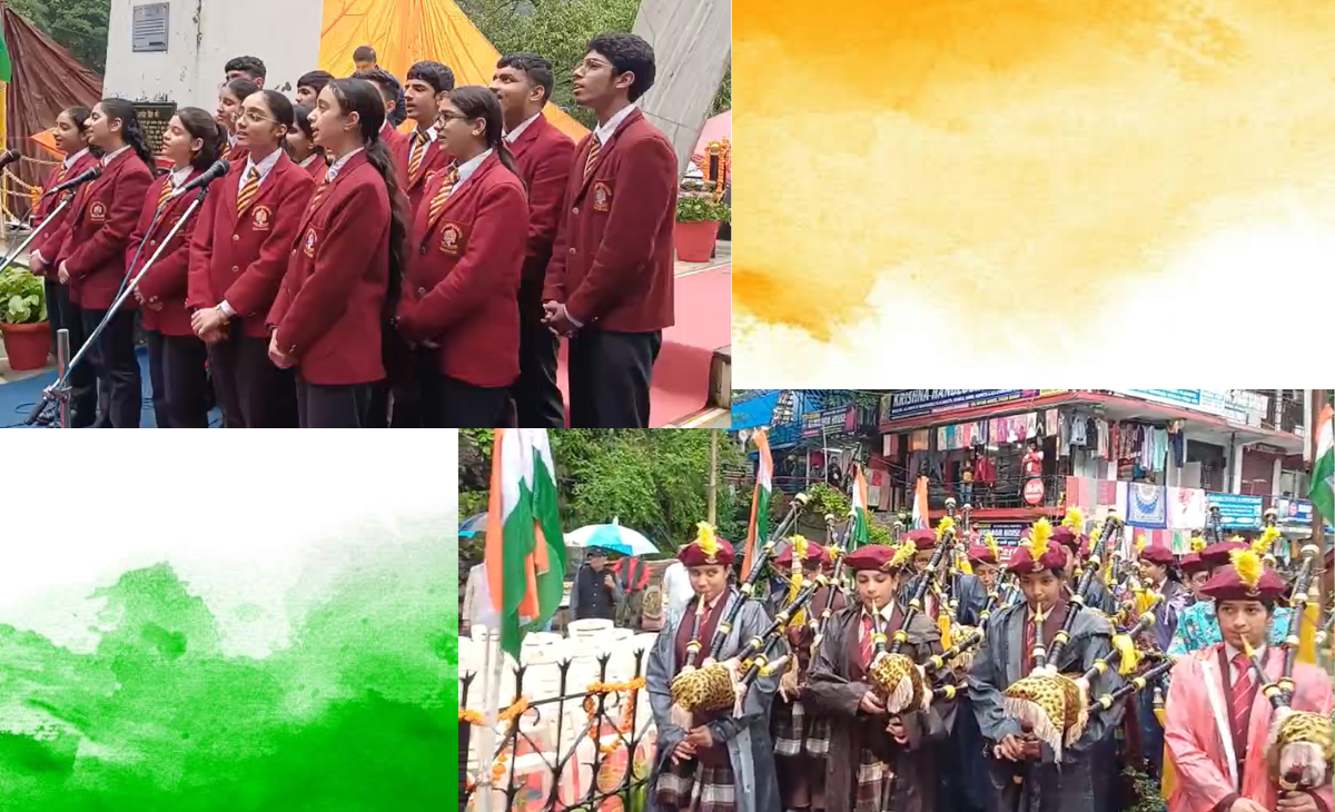 Dalhousie Public School Students Captivate Audience with Patriotic Song at Ajit Singh Tribute