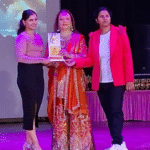 DAV Banikhandi Student Prakriti Kaundal Honored by Actress Mandakini