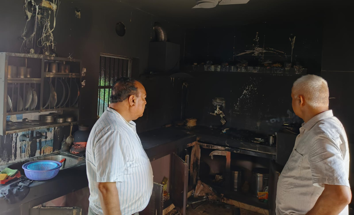 Cylinder Fire in Abdulllapur Kitchen; Nishu Mongra Assures Relief to Family