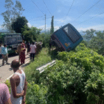 Parapet Saves HRTC Bus from Plunging into 200-Metre Gorge in Bilaspur