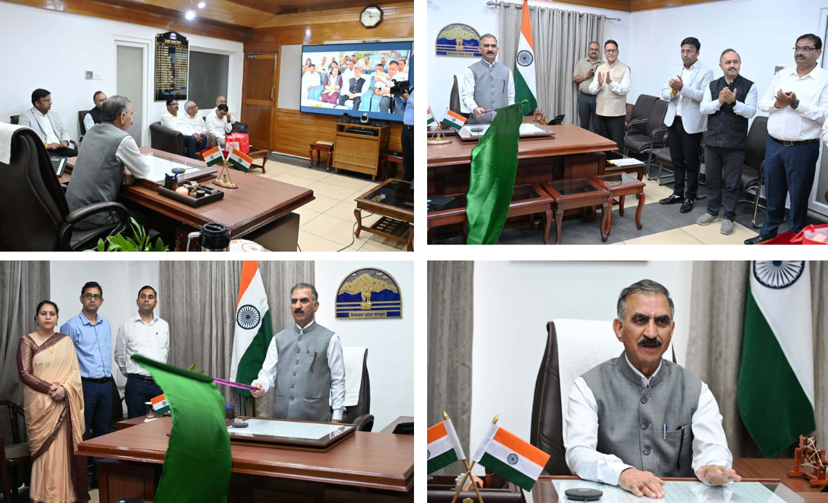 HRTC to Target Self-Reliance Within Five Years, Says CM; 25 New Electric Bus Services Launched in Mandi