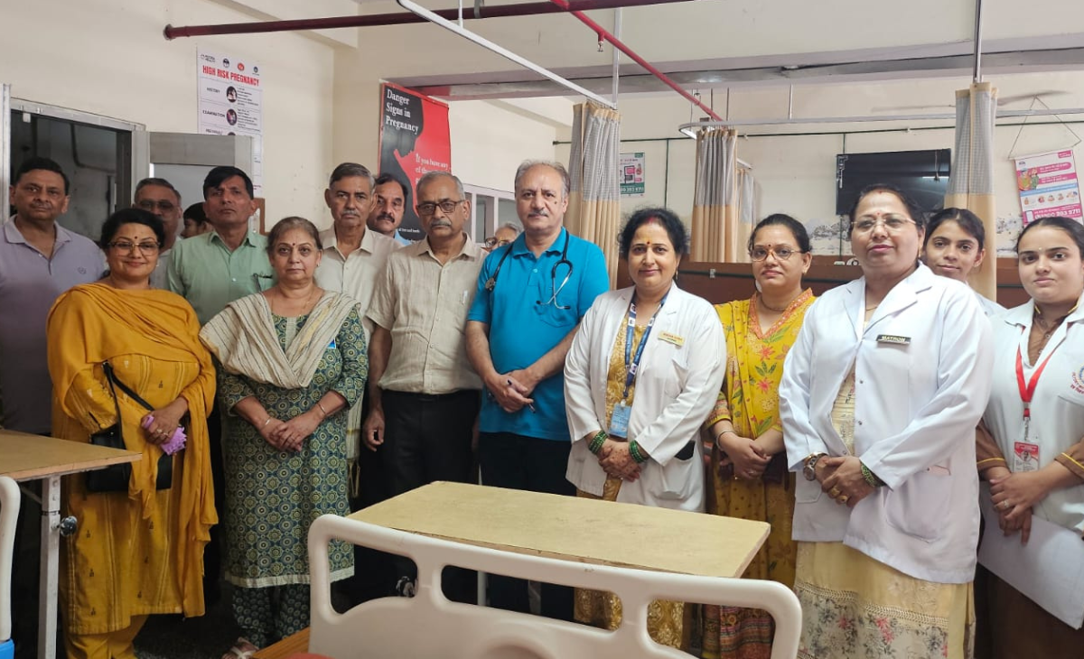 Rotary Club Dharamshala Central Organizes Maternal & Child Health Project at Zonal Hospital