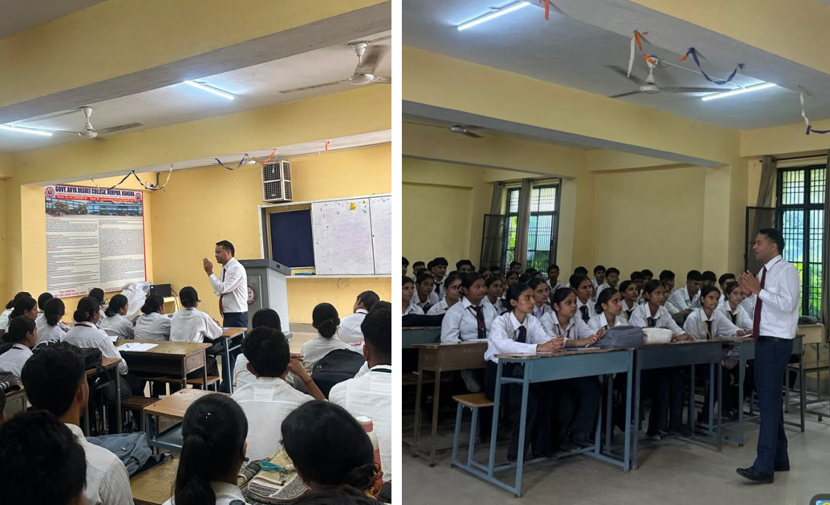 Special Lecture at Govt. Arya College, Nurpur: Students Guided on Careers in Hospitality and Tourism