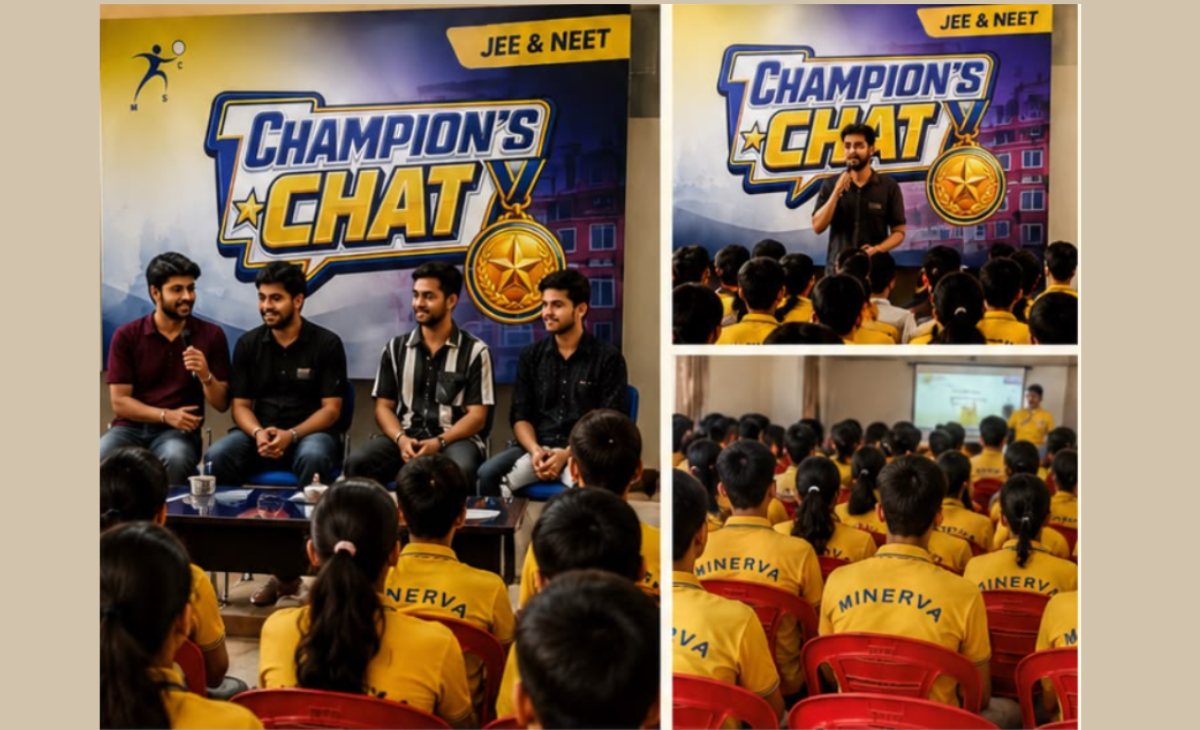 JEE-NEET Toppers Share Success Mantras at Minerva Study Circle’s ‘Champions Chat’