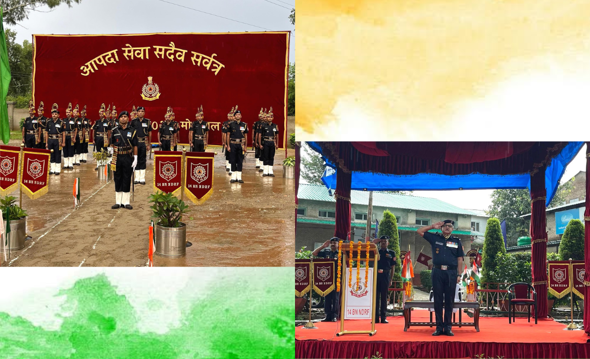 14th Battalion NDRF, Nurpur Celebrates 80th Independence Day with Patriotic Zeal